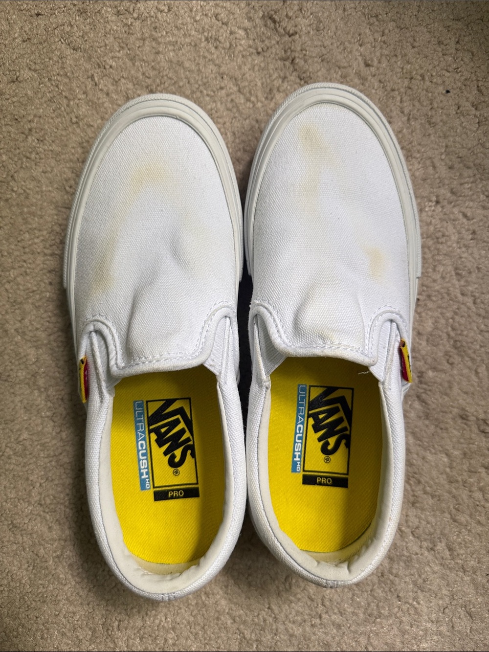 Vans Ultra Cush Pro Slip On Checkered Shoes Men Size 5.5 or Women Size 7